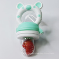 Cute fresh food feeder with silicone pouches baby fruit feeder